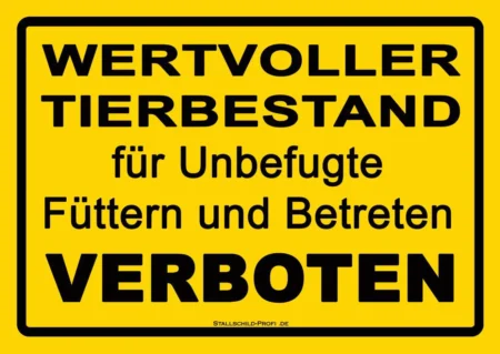 Ein gelbes Schild mit der Aufschrift Weideschild Pferd „Vorsicht Elektrozaun“ (Kopie).