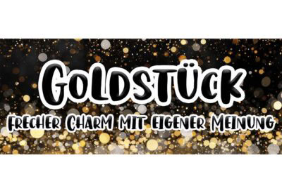Namensschild Goldstück fürs Pferd - Boxenschild individuell