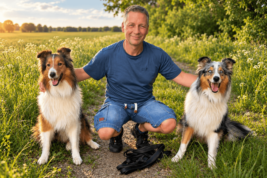 Stallschild-Profi - Sven Werth - mit Lui & Buddy